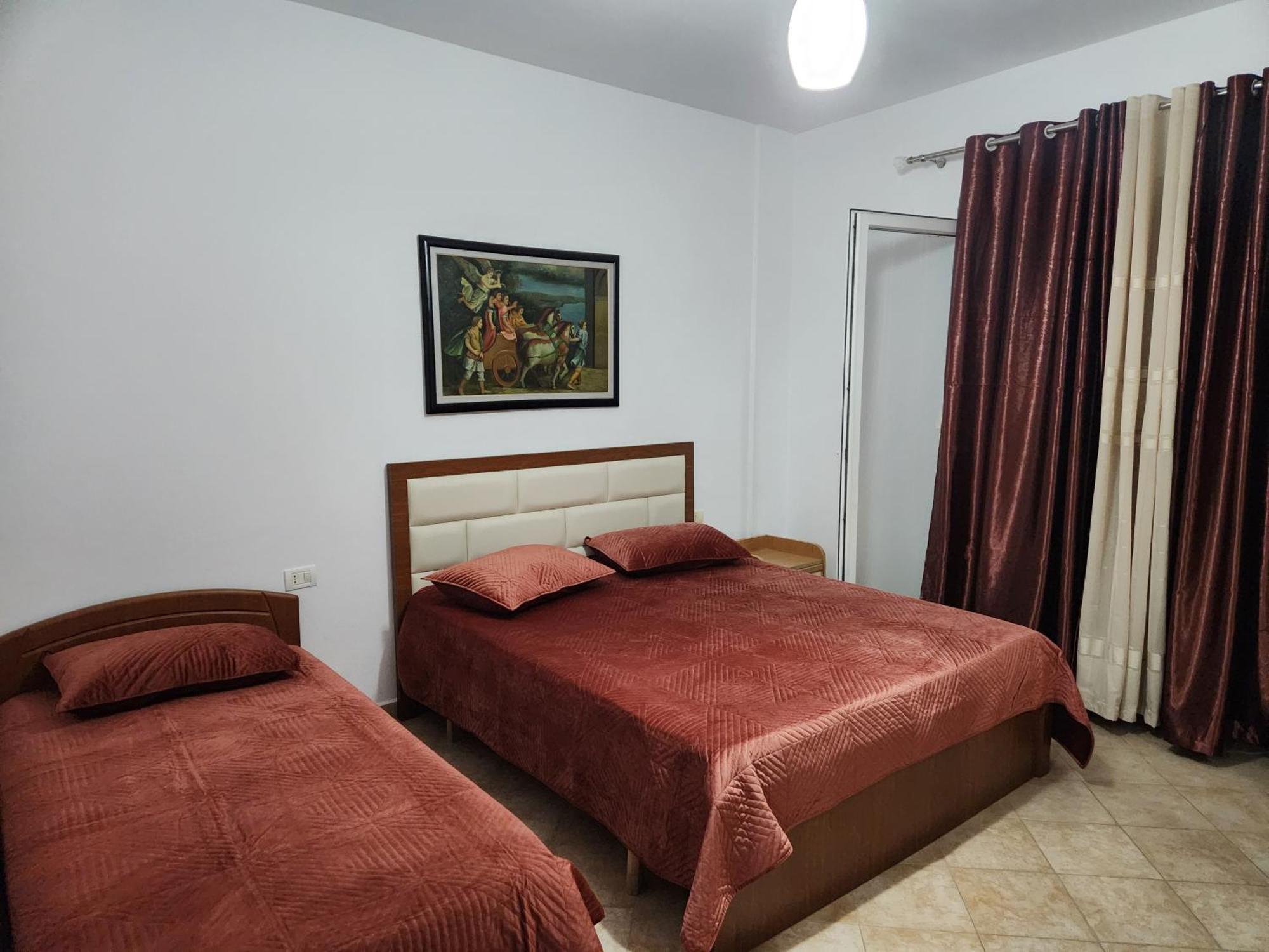 Comfy Beachfront Apartment - 50M From The Sea ゴーレム エクステリア 写真